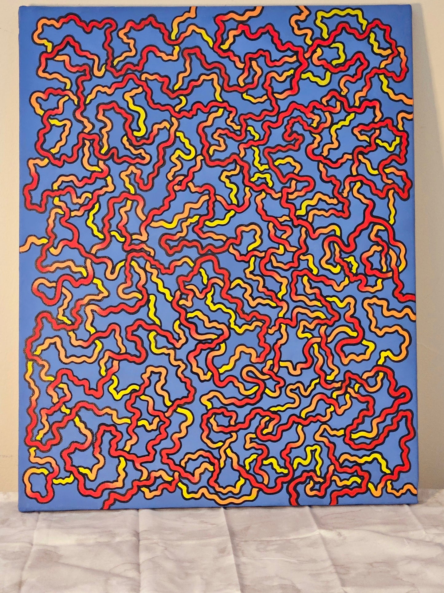 "Threads of Fate" 20in x 15.5in Canvas Painting