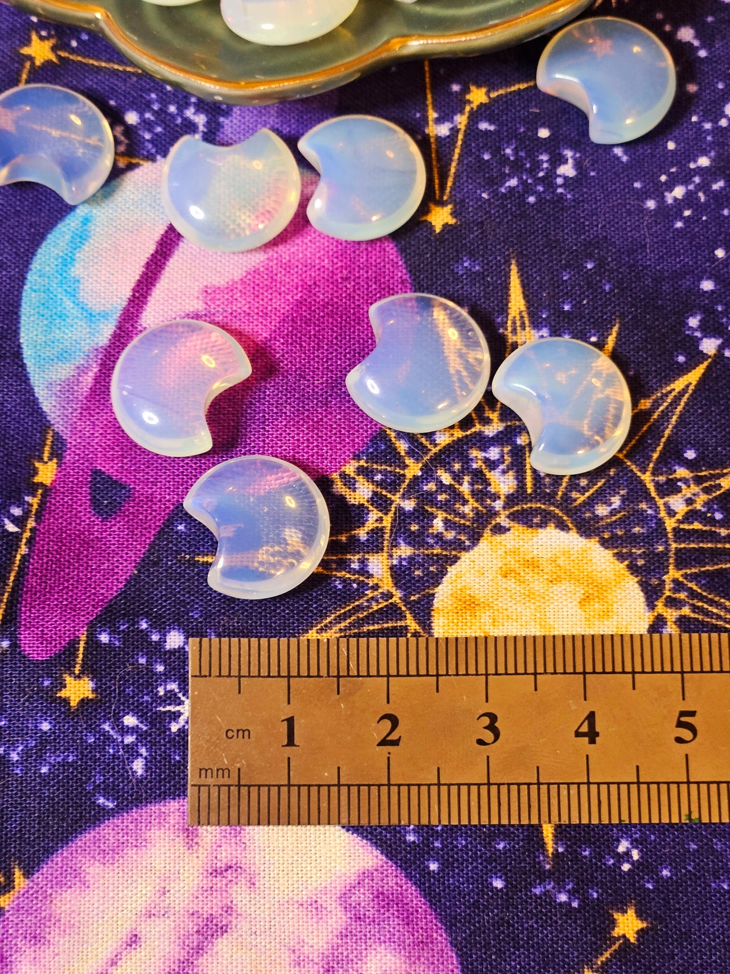 Assorted Tumbles & Pocket Stone Crystals Collection Set in Velvet Celestial Bag