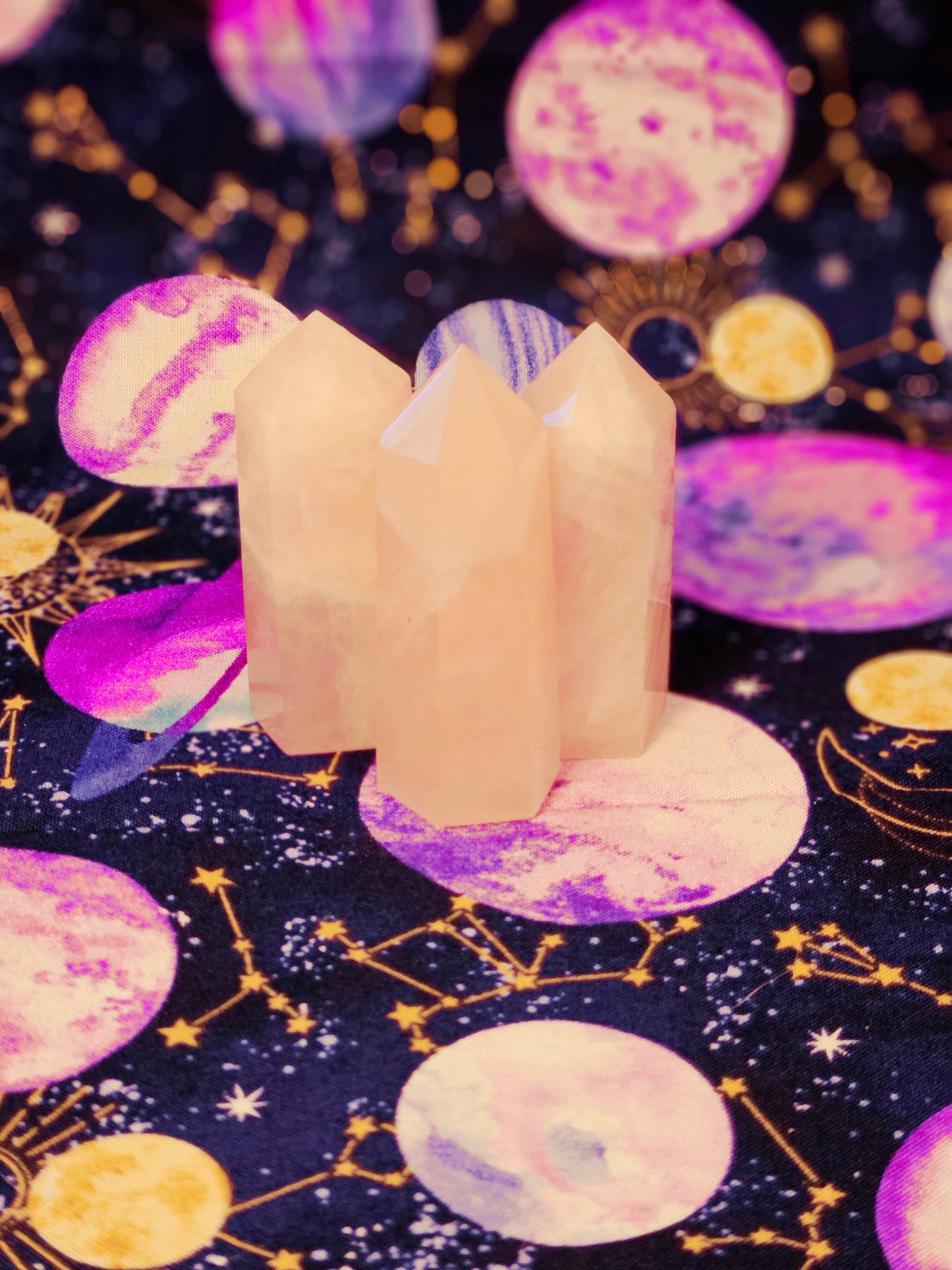 Madagascar Rose Quartz Tower