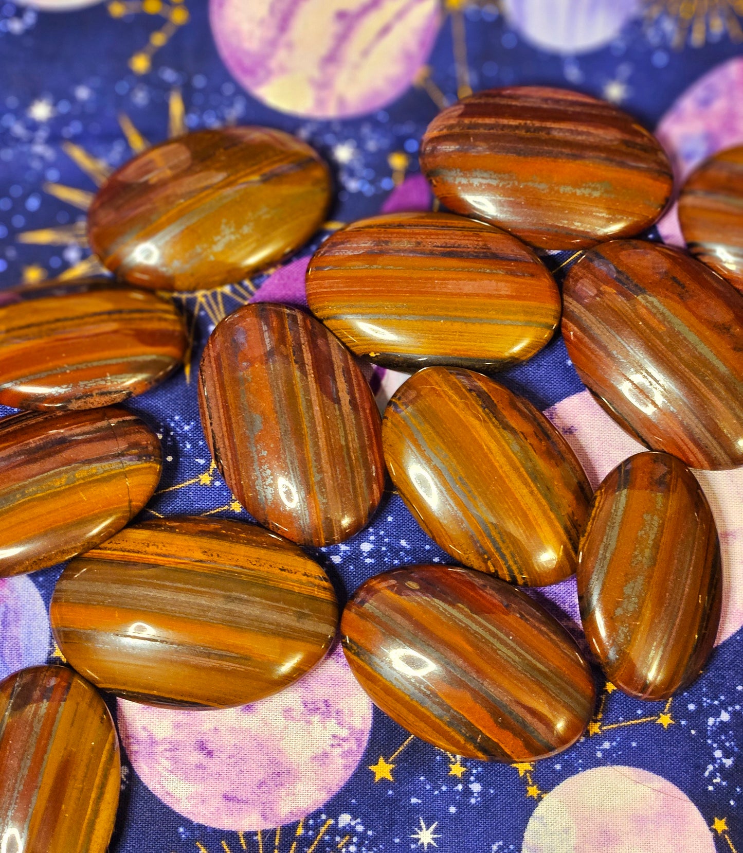 Red Tigers Eye & Iron Palm Stone