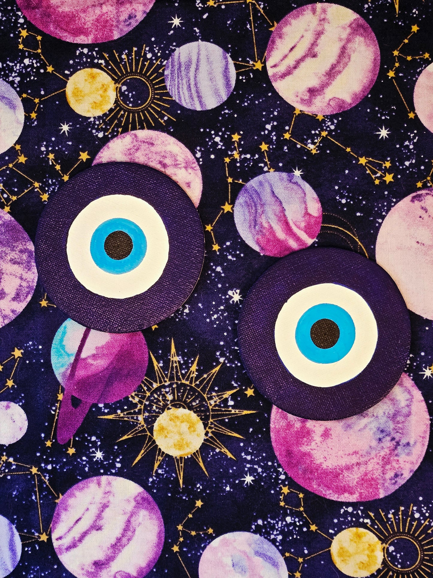 Evil Eye Protection Hand-Painted Fridge Magnet