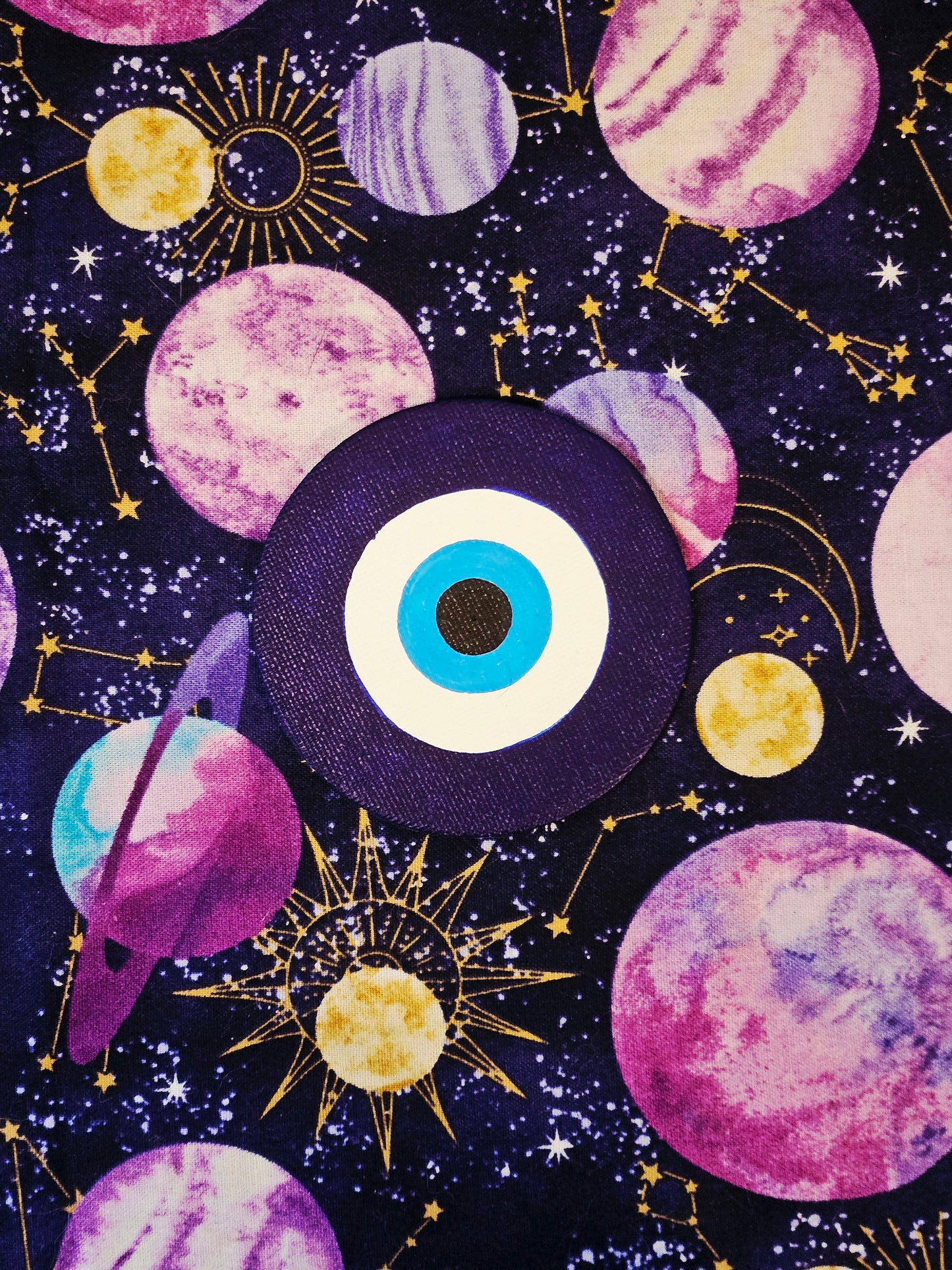 Evil Eye Protection Hand-Painted Fridge Magnet