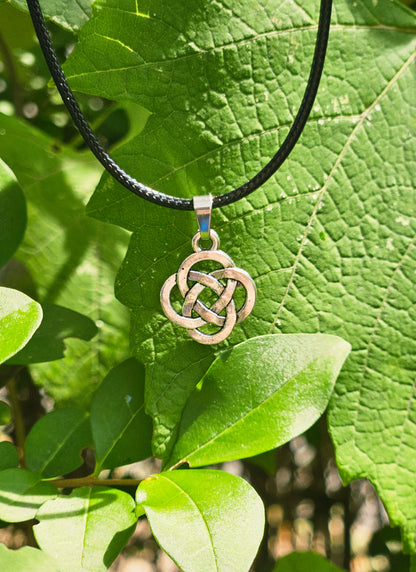 Celtic Shield Knot Necklace - Jewelry for Strength & Protection