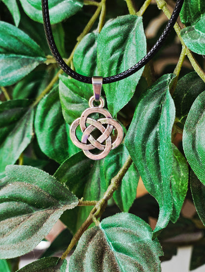 Celtic Shield Knot Necklace - Jewelry for Strength & Protection