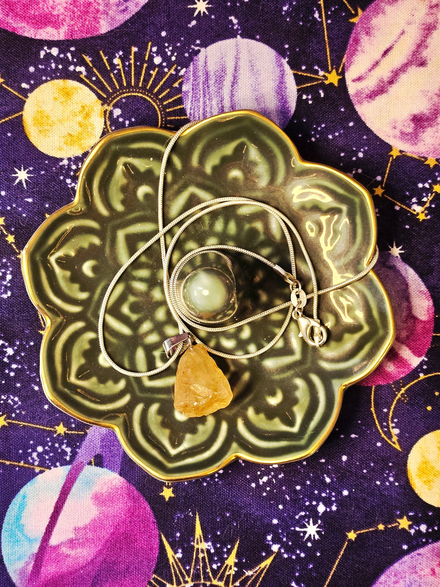 Citrine Cluster Prosperity & Abundance Necklace