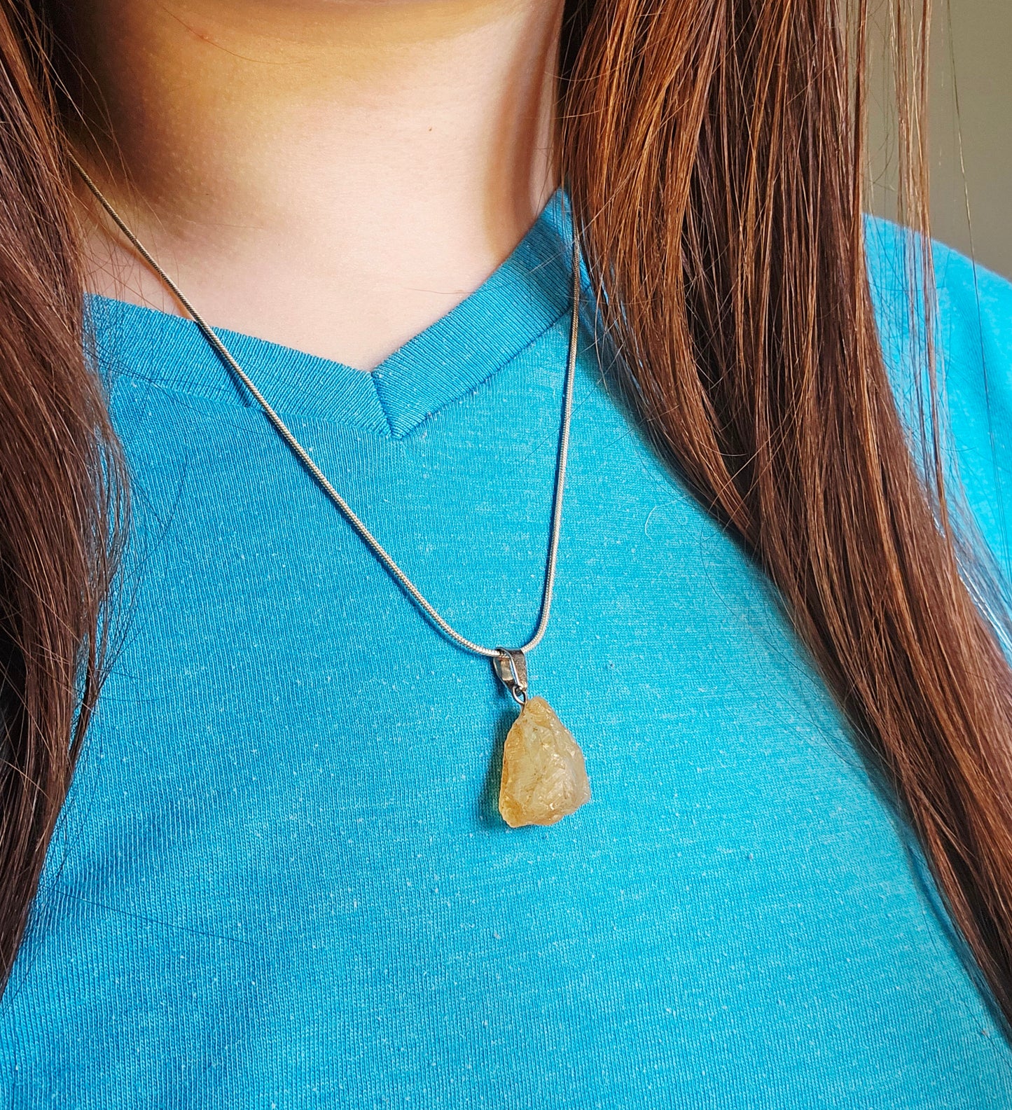 Citrine Cluster Prosperity & Abundance Necklace