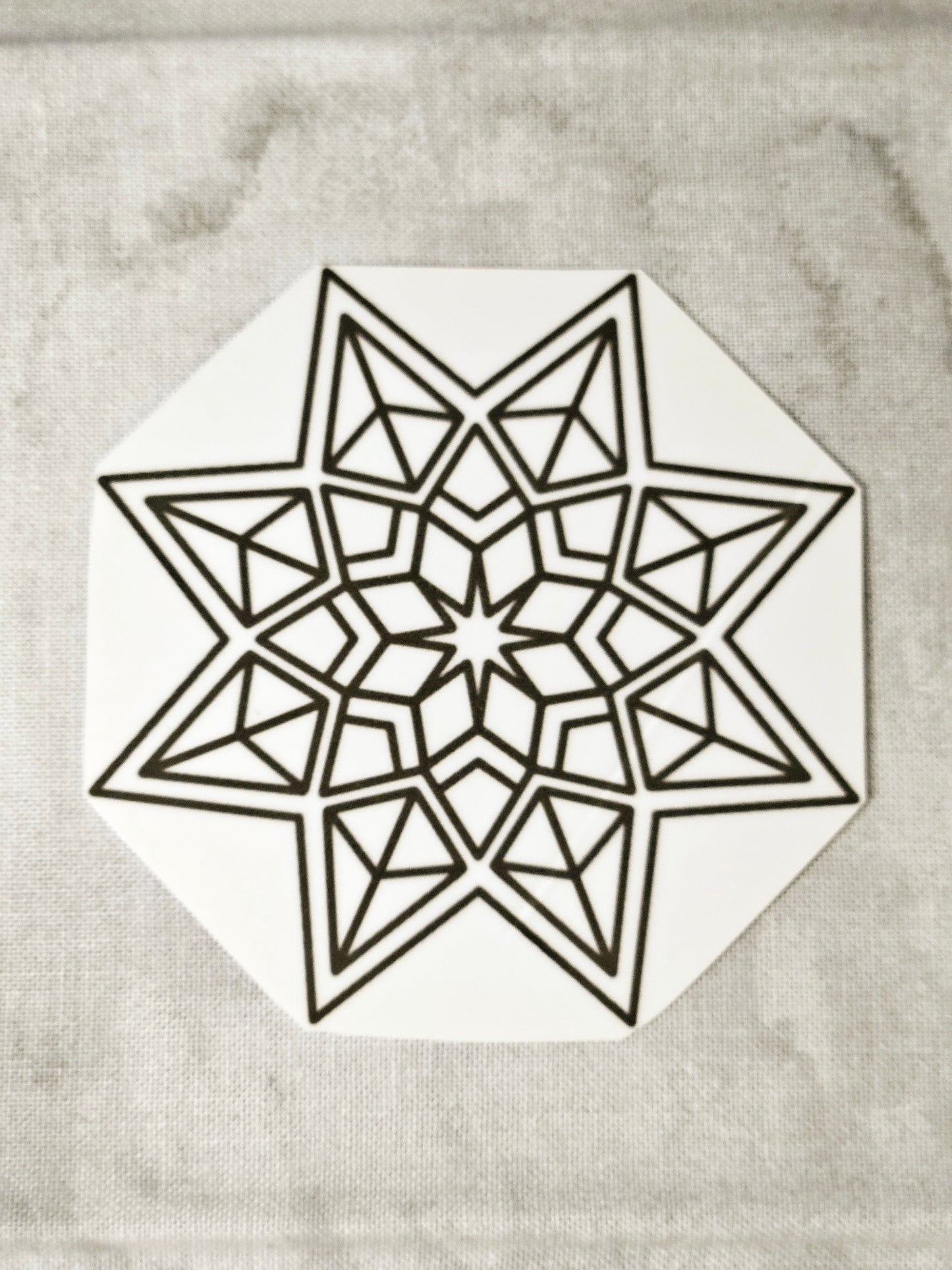 Mandala Decal Sticker Set- 6pc