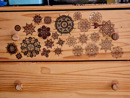 Evil Eye Mandala Sticker - Vinyl Decal for Protection & Good Luck Laptop Water Bottle Car Dresser