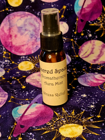Stress Relief Aromatherapy Aura Mist - 1oz Natural Calming Spray