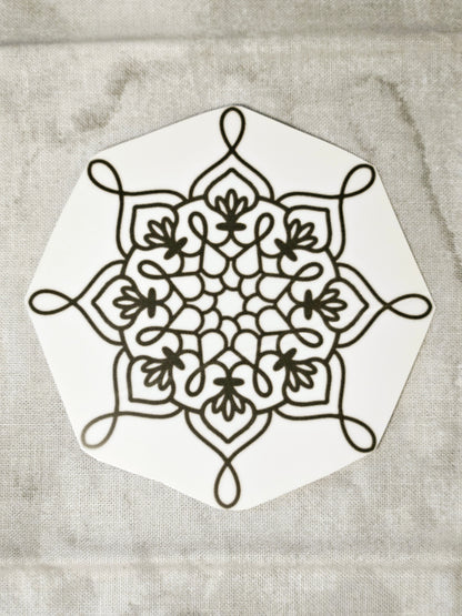 Mandala Sticker Set 11 Pieces - Vinyl Decals for Laptop Water Bottle Car Dresser Decoration