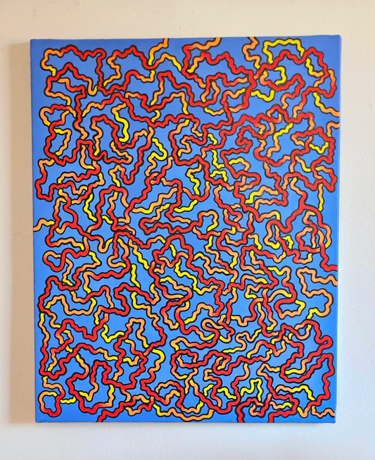 "Threads of Fate" 20in x 15.5in Canvas Painting