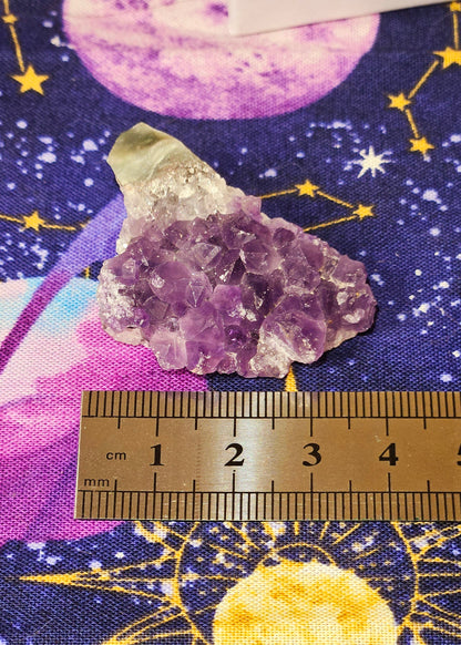 Amethyst Crystal Cluster - Natural Purple Stone for Protection & Anxiety Relief