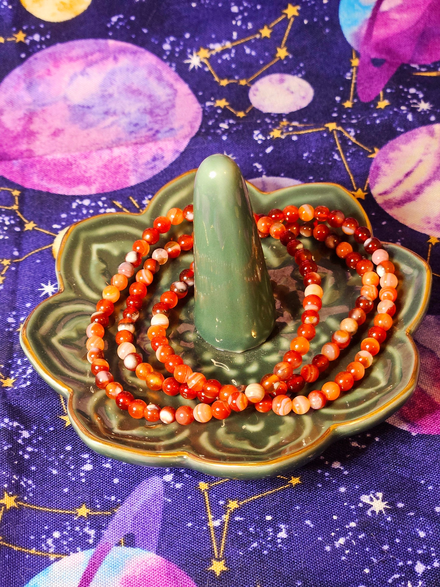 Carnelian 4mm Bead Bracelet