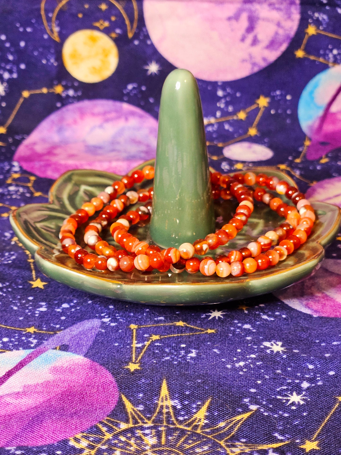 Carnelian 4mm Bead Bracelet