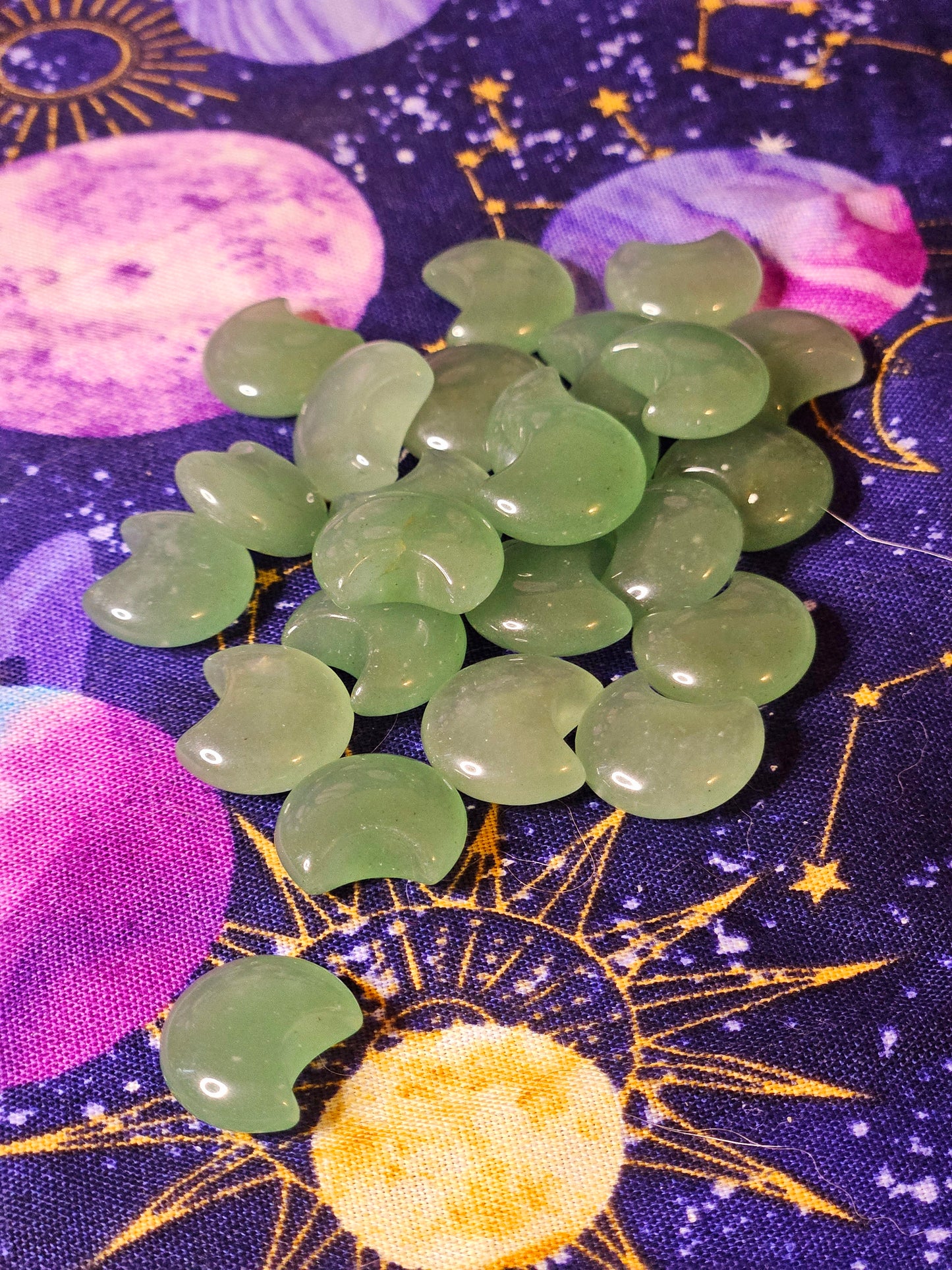 Assorted Tumbles & Pocket Stone Crystals Collection Set in Velvet Celestial Bag