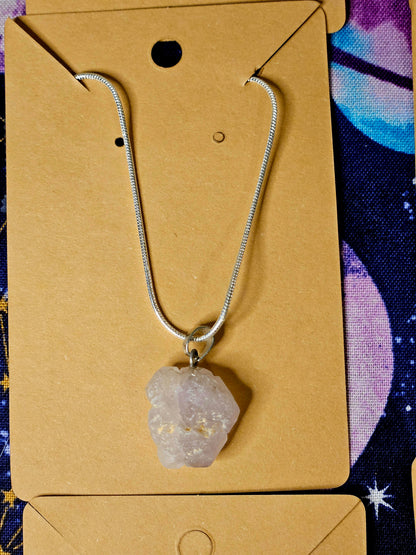 Amethyst Cluster Necklace - Natural Crystal Jewelry for Protection & Emotional Balance