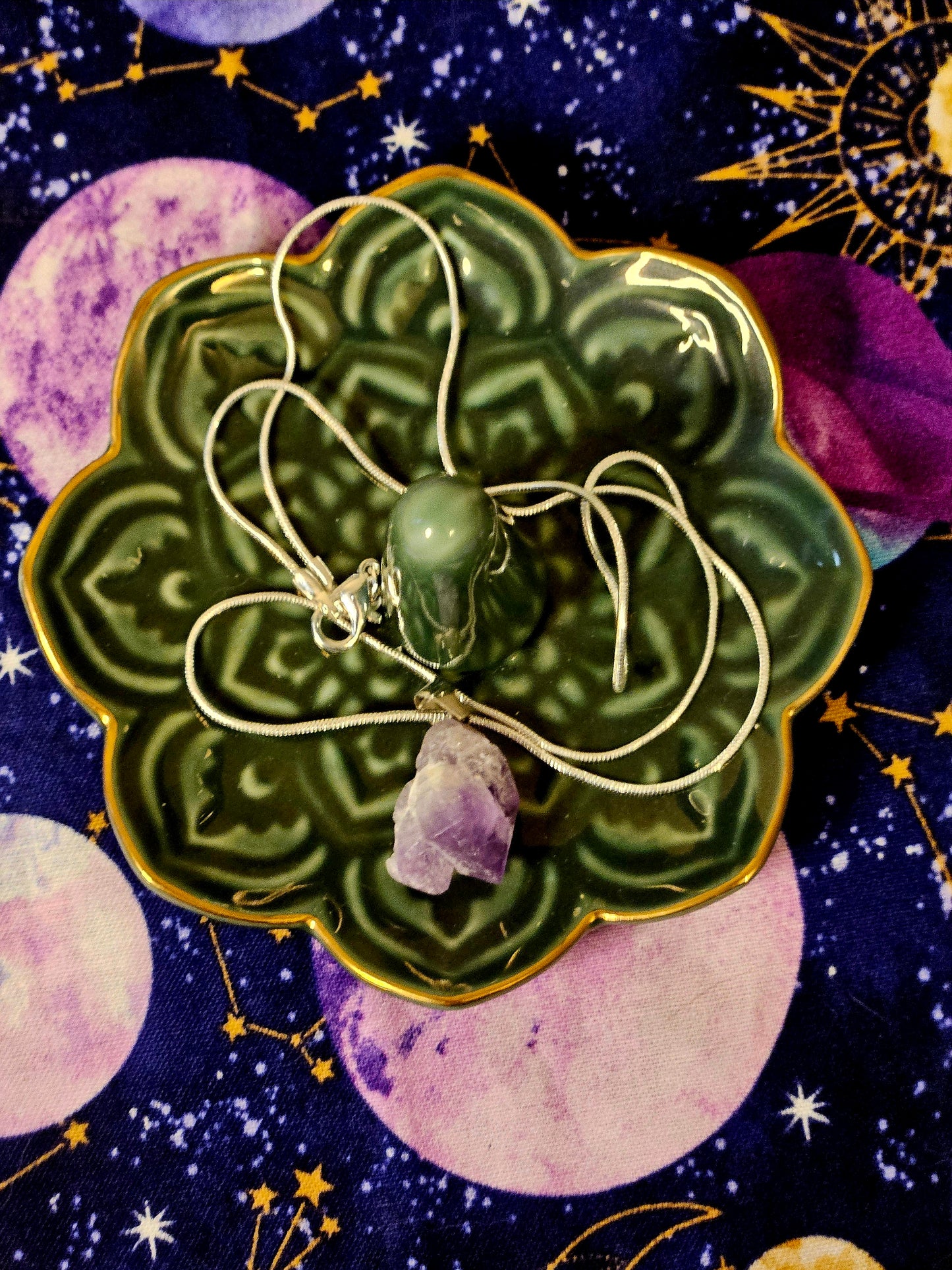 Amethyst Cluster Necklace