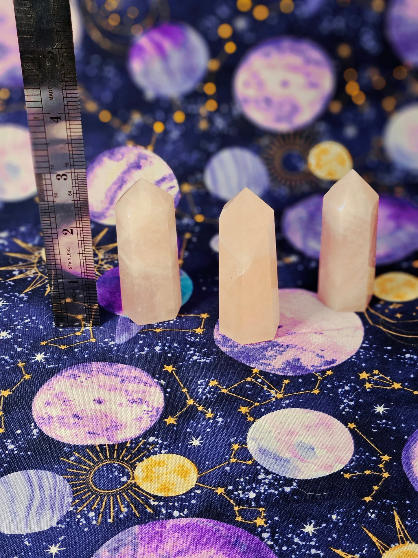 Madagascar Rose Quartz Tower