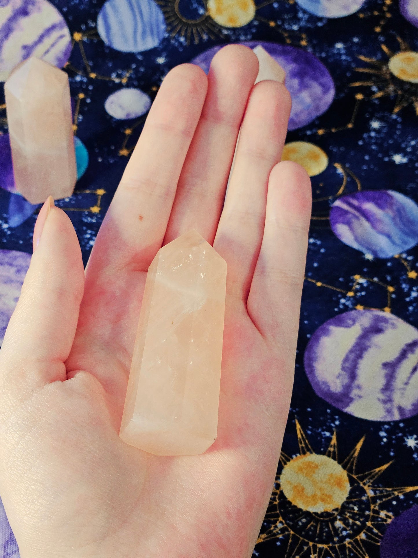 Madagascar Rose Quartz Tower