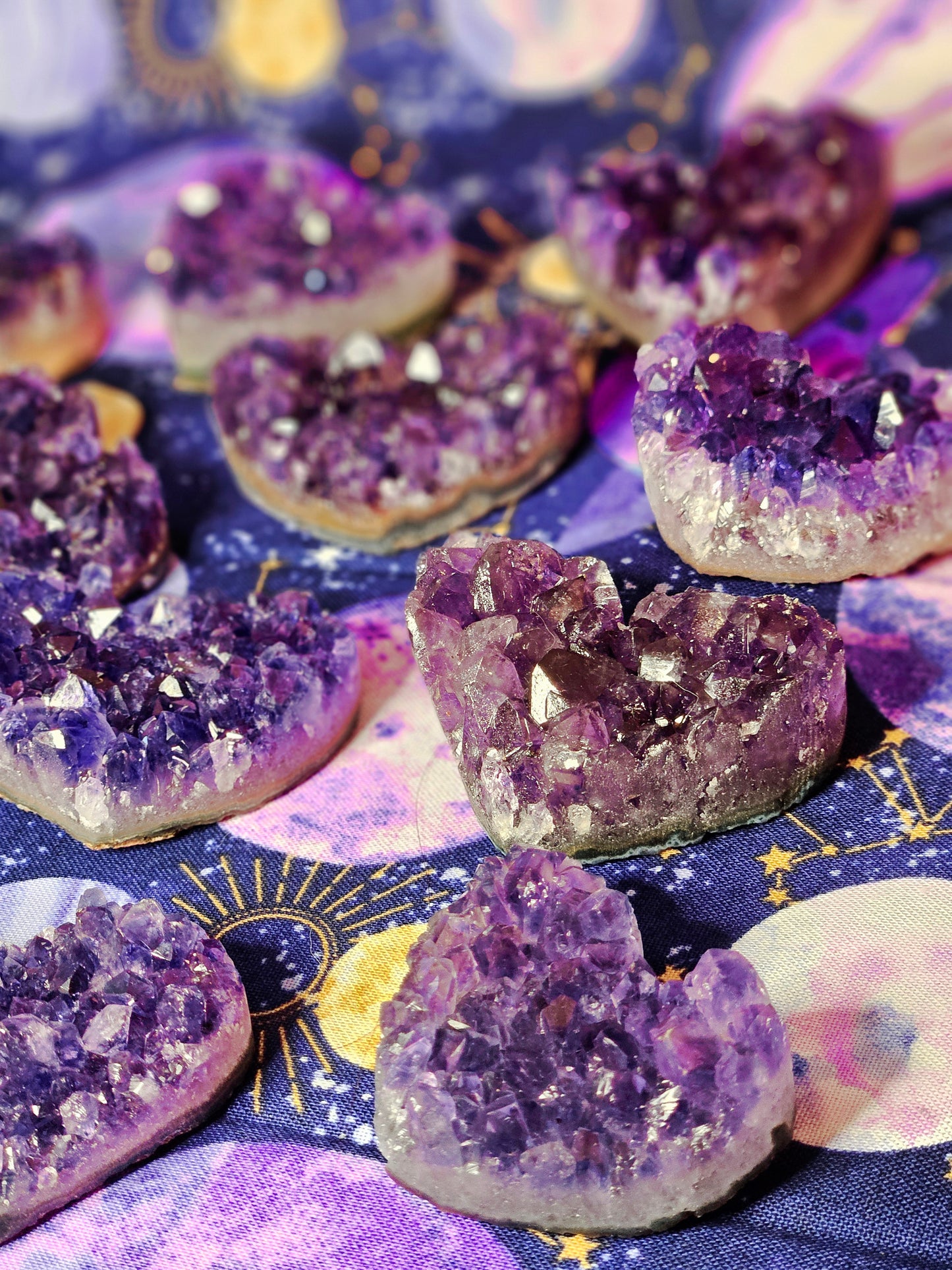 Brazilian Amethyst Heart Cluster