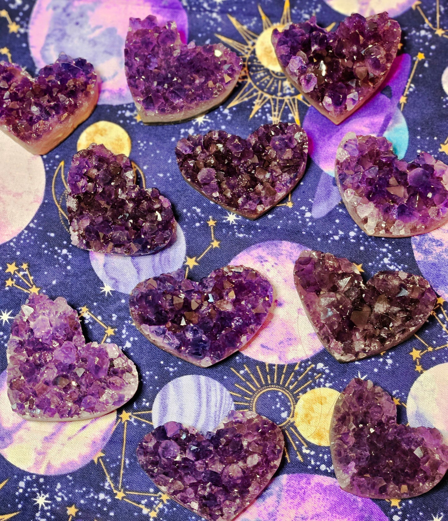 Brazilian Amethyst Heart Cluster