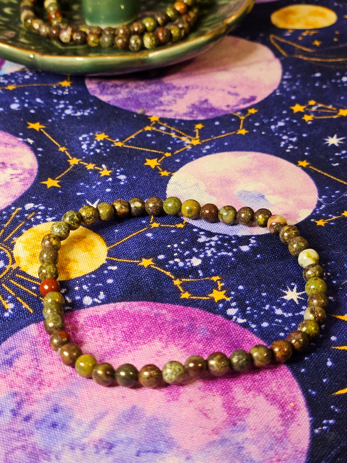 Dragon Bloodstone Bracelet