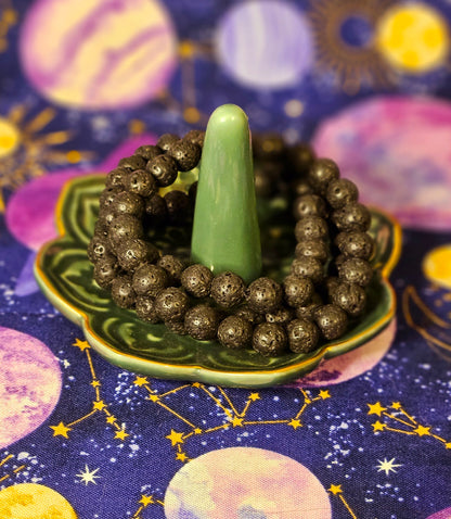 Lava Rock Grounding Aromatherapy Bracelet - 8mm Essential Oil Diffuser