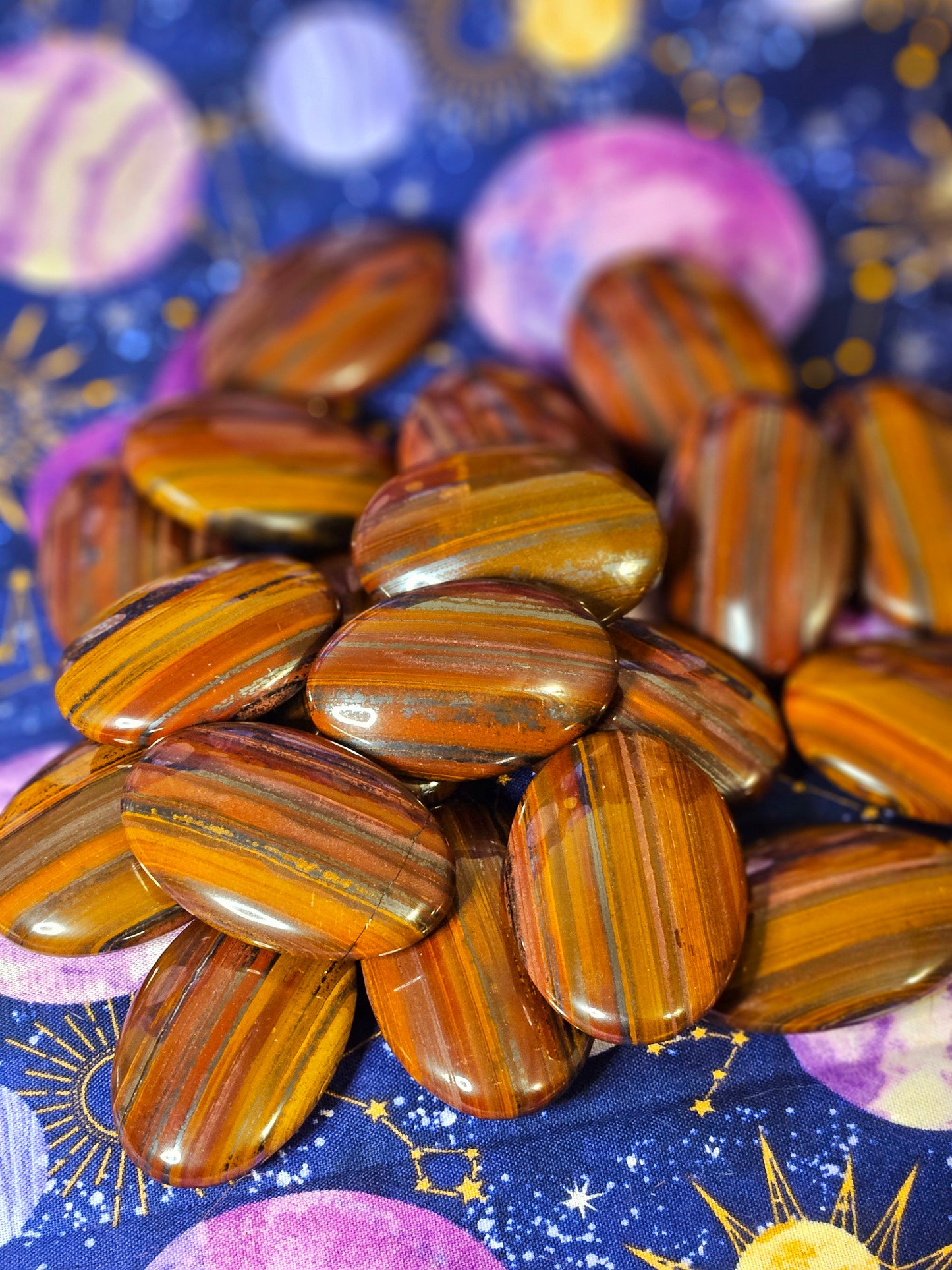 Red Tigers Eye & Iron Palm Stone