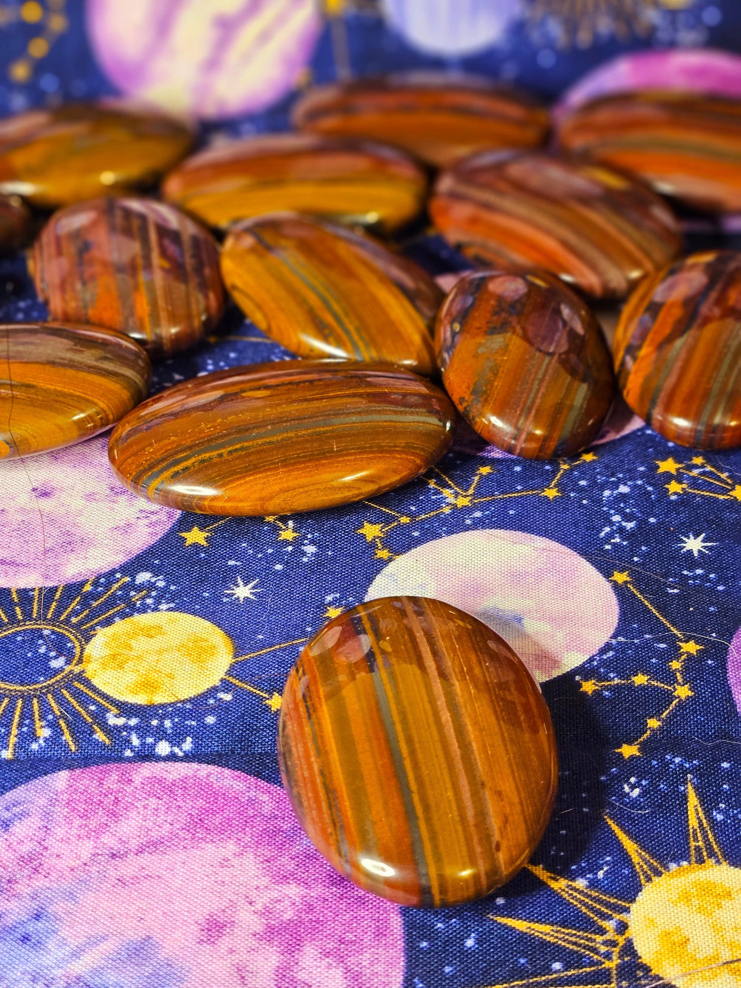 Red Tigers Eye & Iron Palm Stone