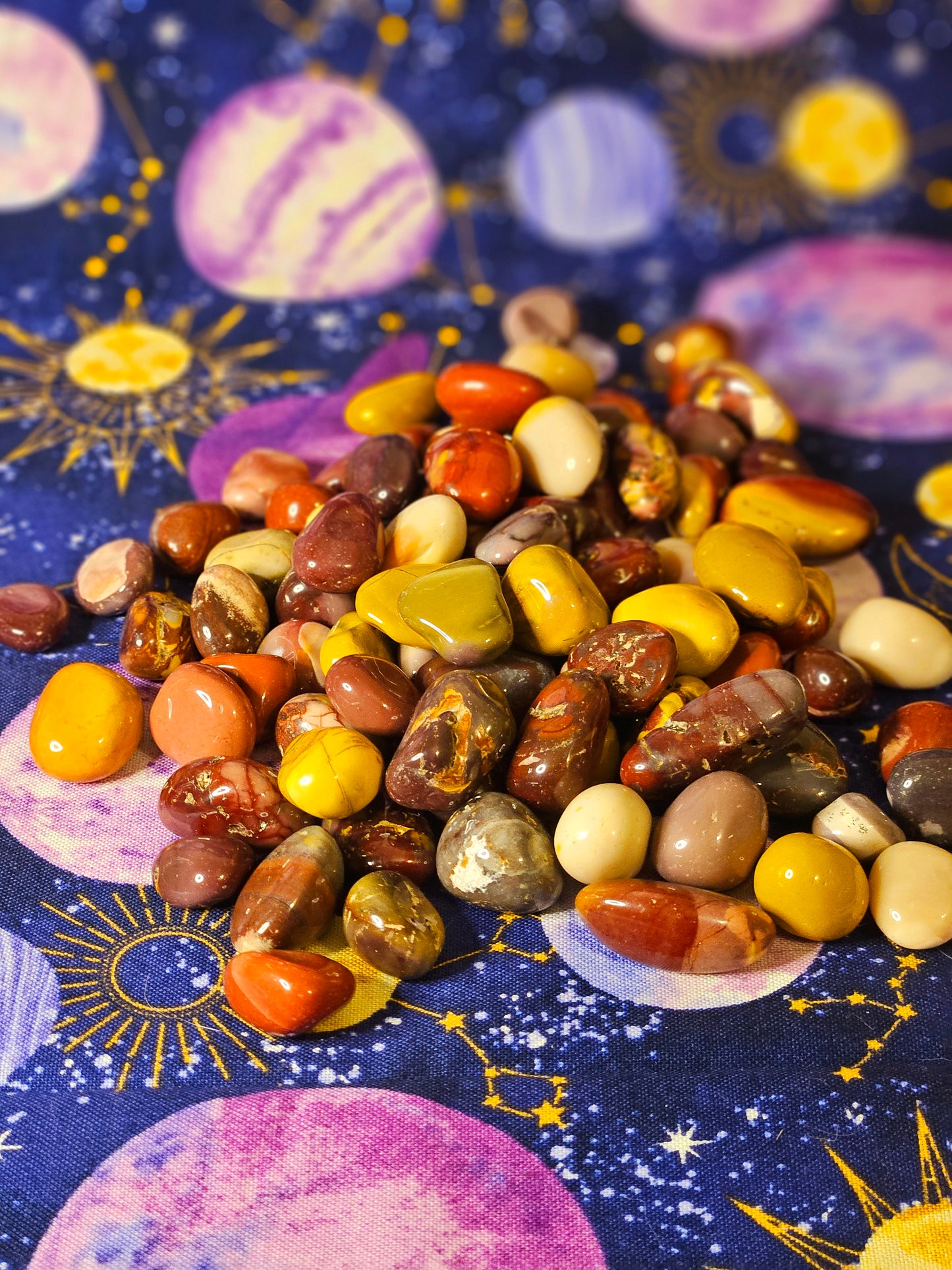 Mookaite Jasper Tumble 5pc