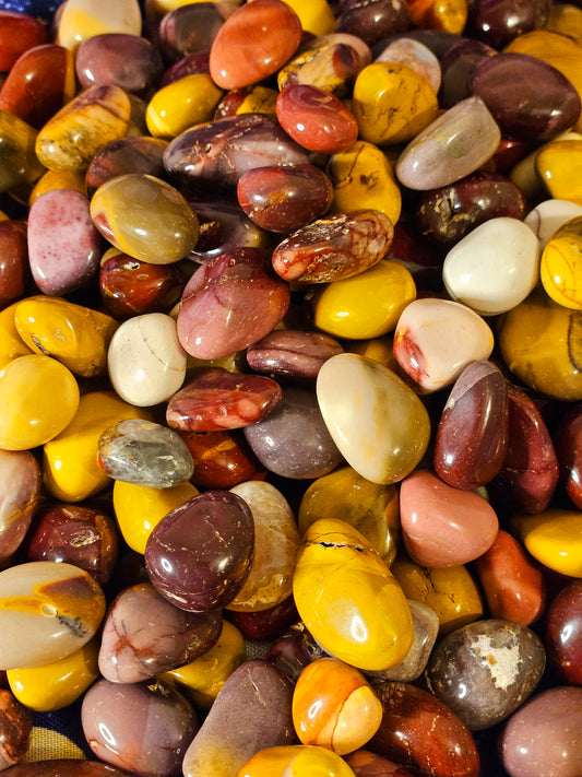 Mookaite Jasper Tumble 5pc