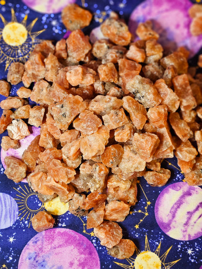High Quality Raw Sunstone Crystals - 5 Piece Natural Stone Set for Joy & Abundance