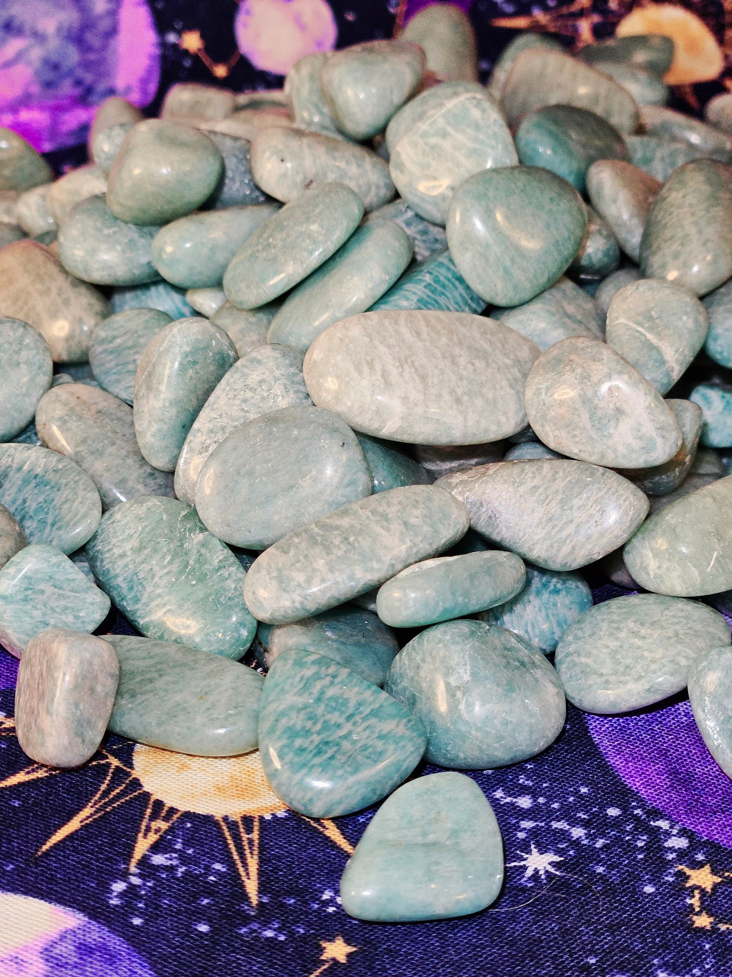 Amazonite Polished Tumble 5pc