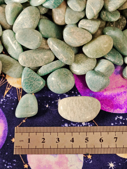 Crystal Collection Set - 10 Assorted Tumbled Stones & Pocket Stones in Celestial Bag