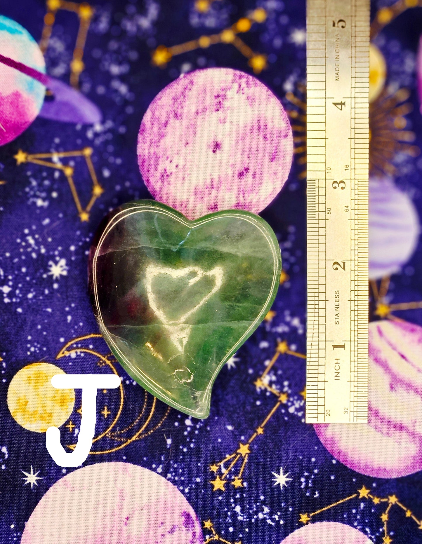 Fluorite Leaf Bowl - Green Purple Yellow Fluorite Leaf Trinket Bowl for Clarity & Balance