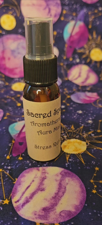 Aromatherapy Mist Duo Set - Calm & Stress Relief Natural Room Spray 1oz Bottles