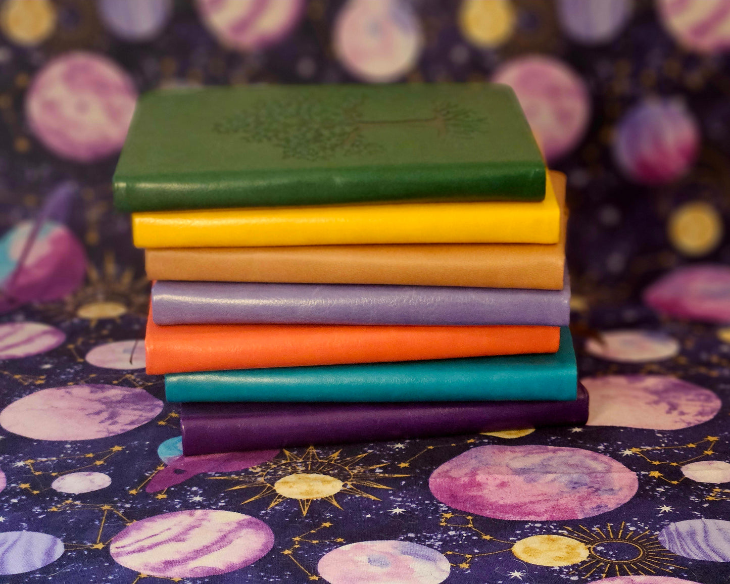 Tree of Life Leather Mini Pocket Journal Notebook