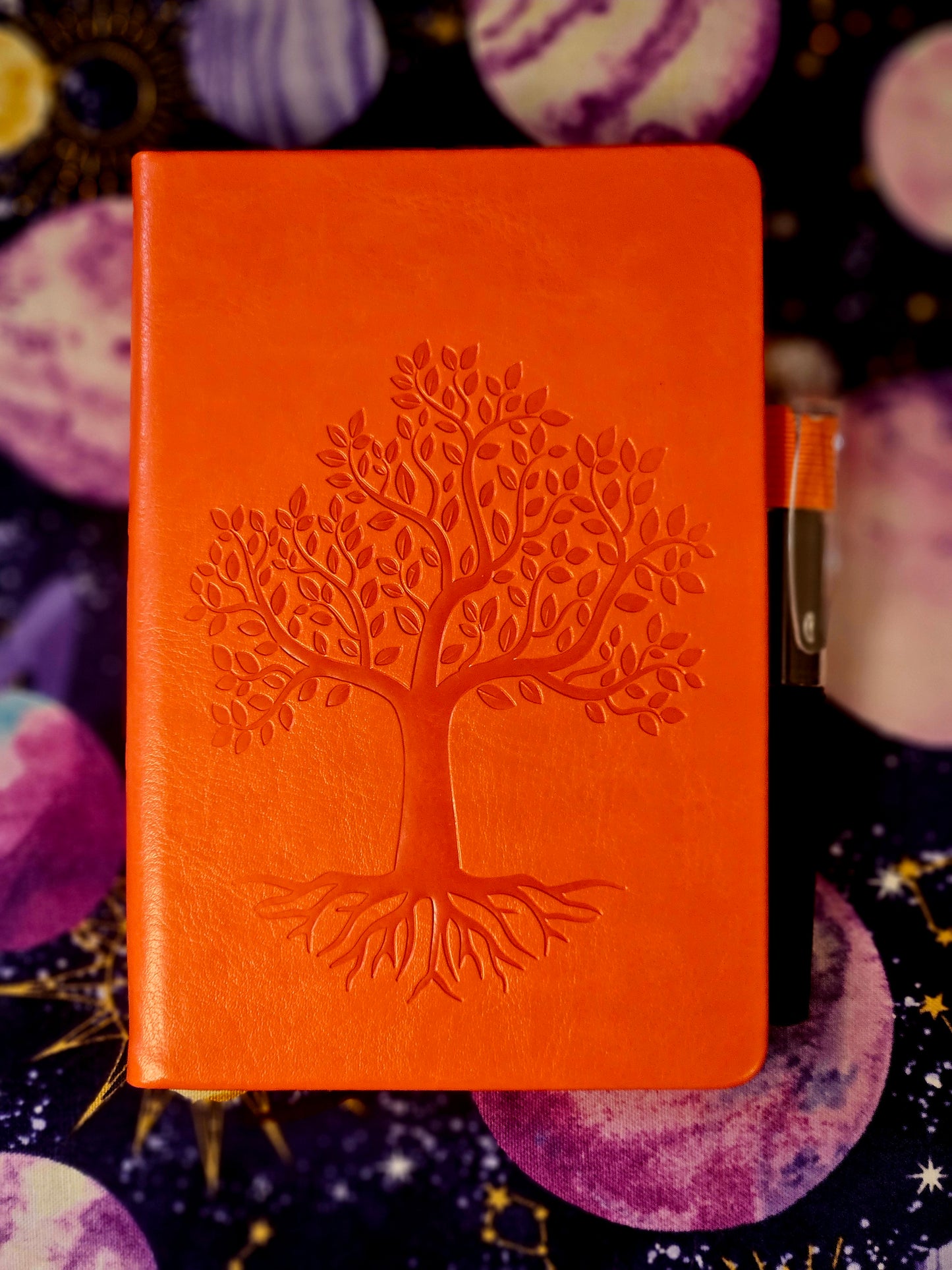 Tree of Life Leather Mini Pocket Journal Notebook